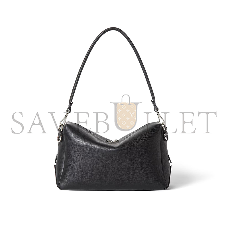 F**di lui medium black leather bag 7va672asihf0gxn (28*19*11cm)
